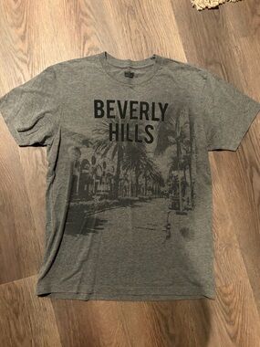 Beverly Hills Gray Graphic Tee